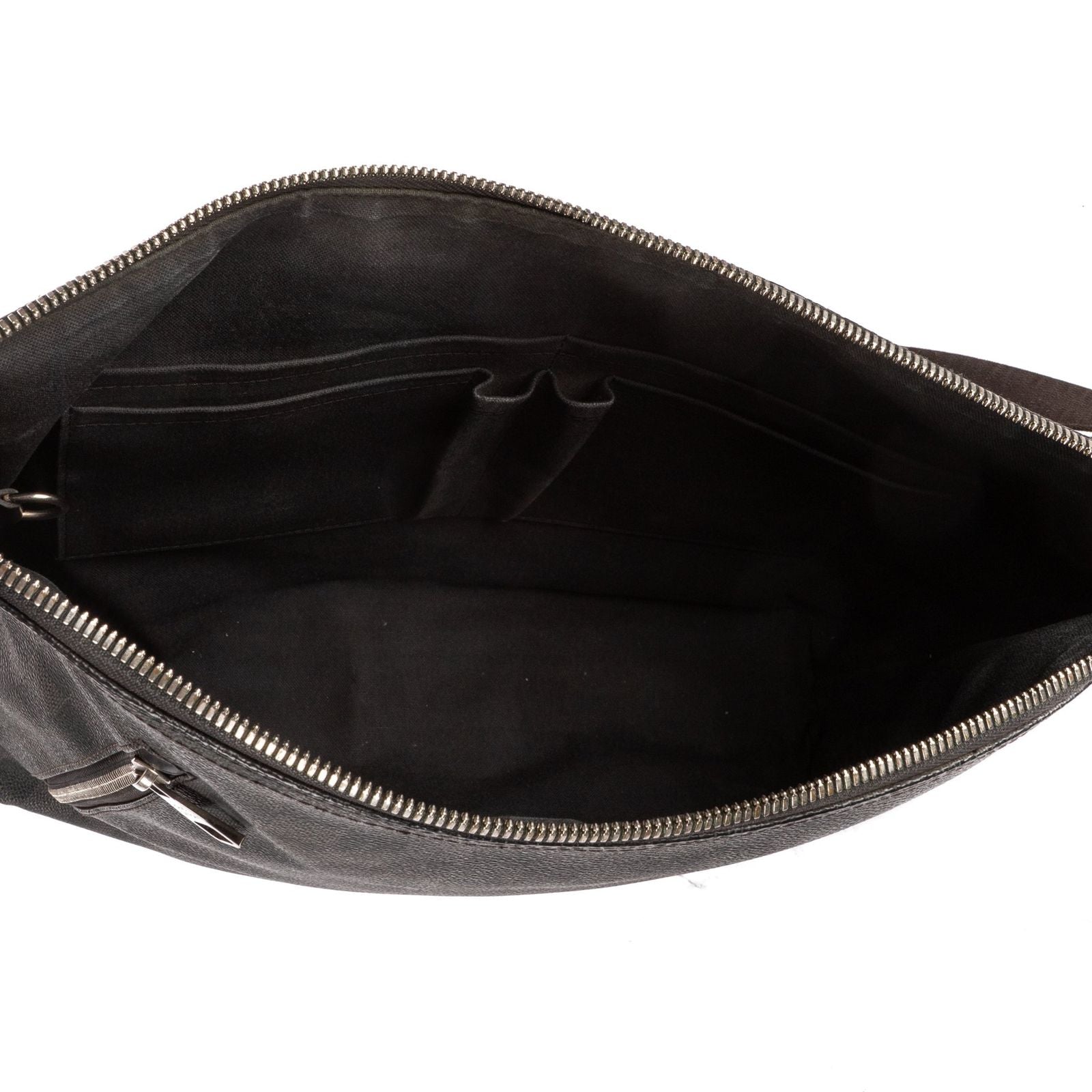 Louis Vuitton Mick Black Gray Damier Graphite Messenger — view 9