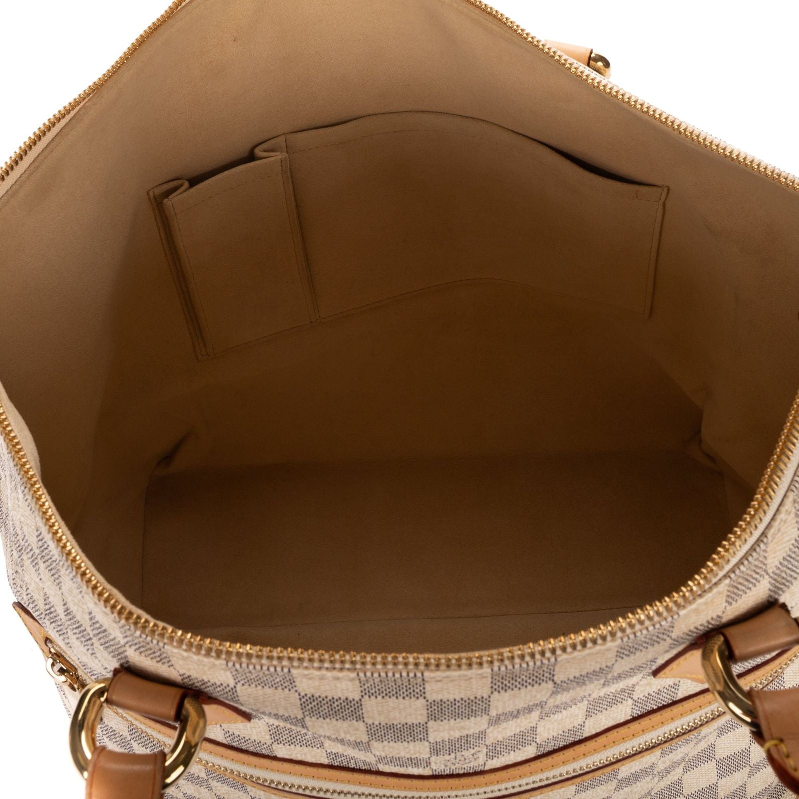 Louis Vuitton Saleya Ivory Damier Azur Messenger — view 9