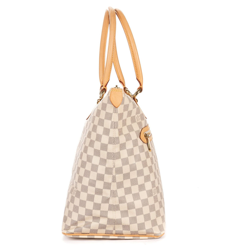 Louis Vuitton Saleya Ivory Damier Azur Messenger — view 4