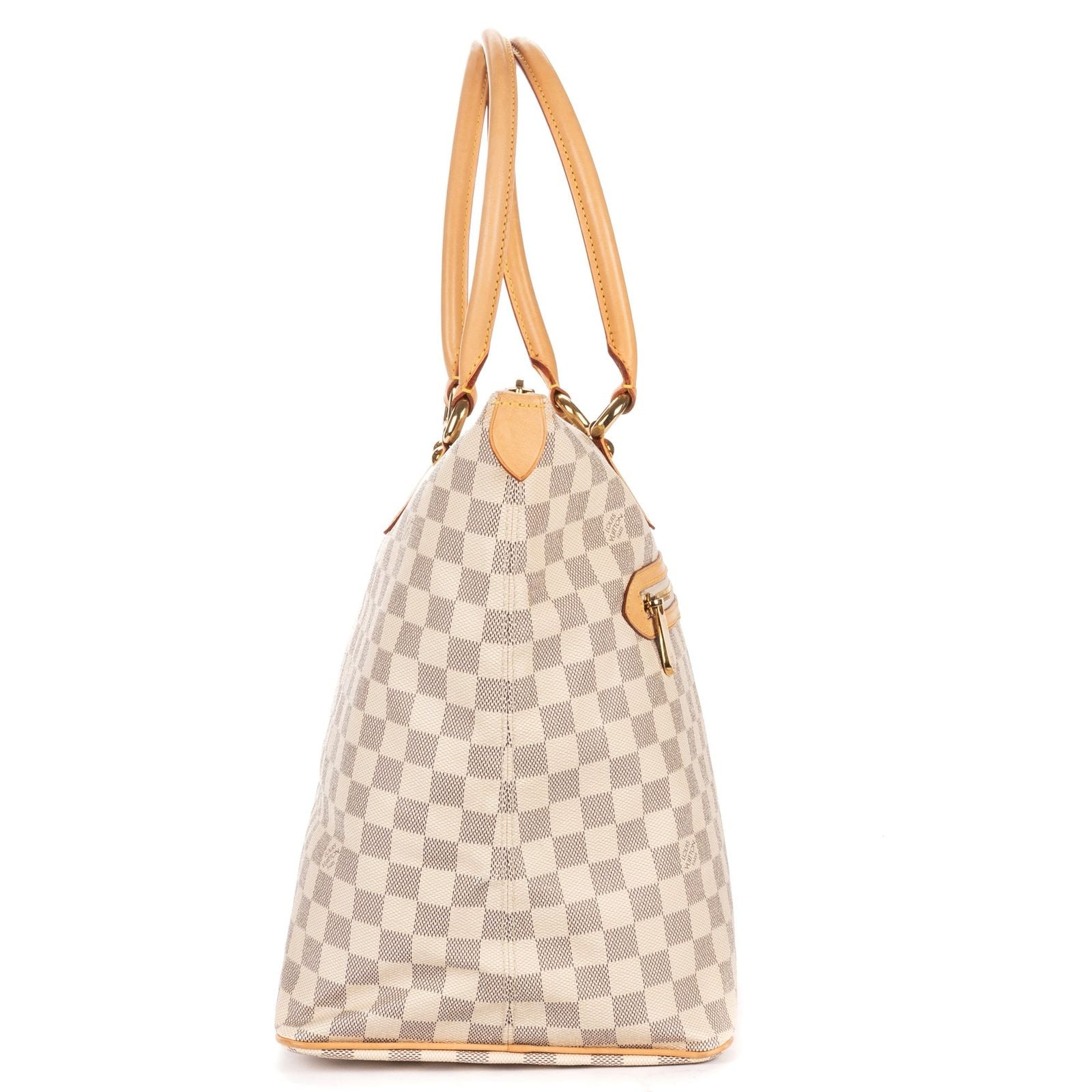 Louis Vuitton Saleya Ivory Damier Azur Messenger — view 4
