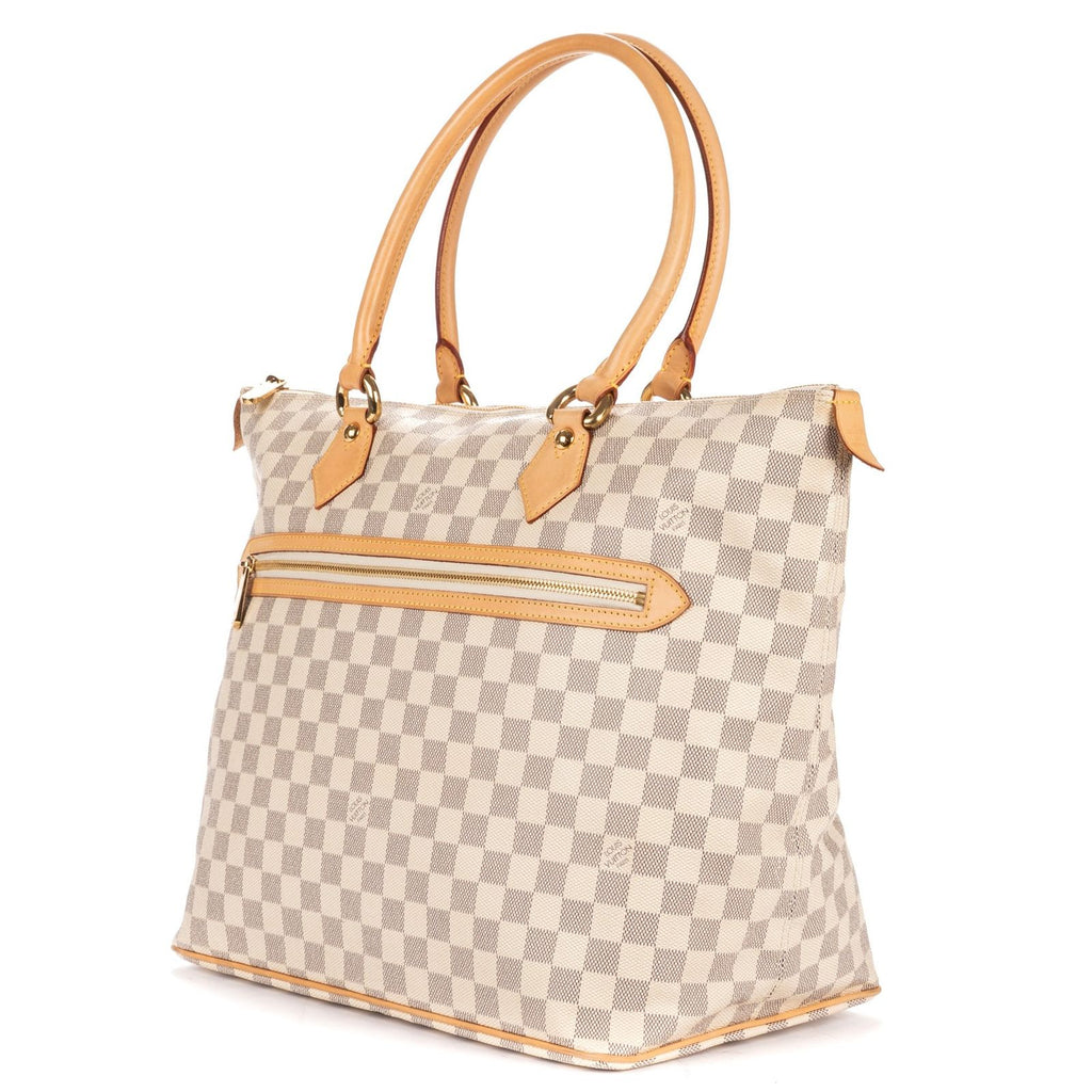 Louis Vuitton Saleya Ivory Damier Azur Messenger — view 2