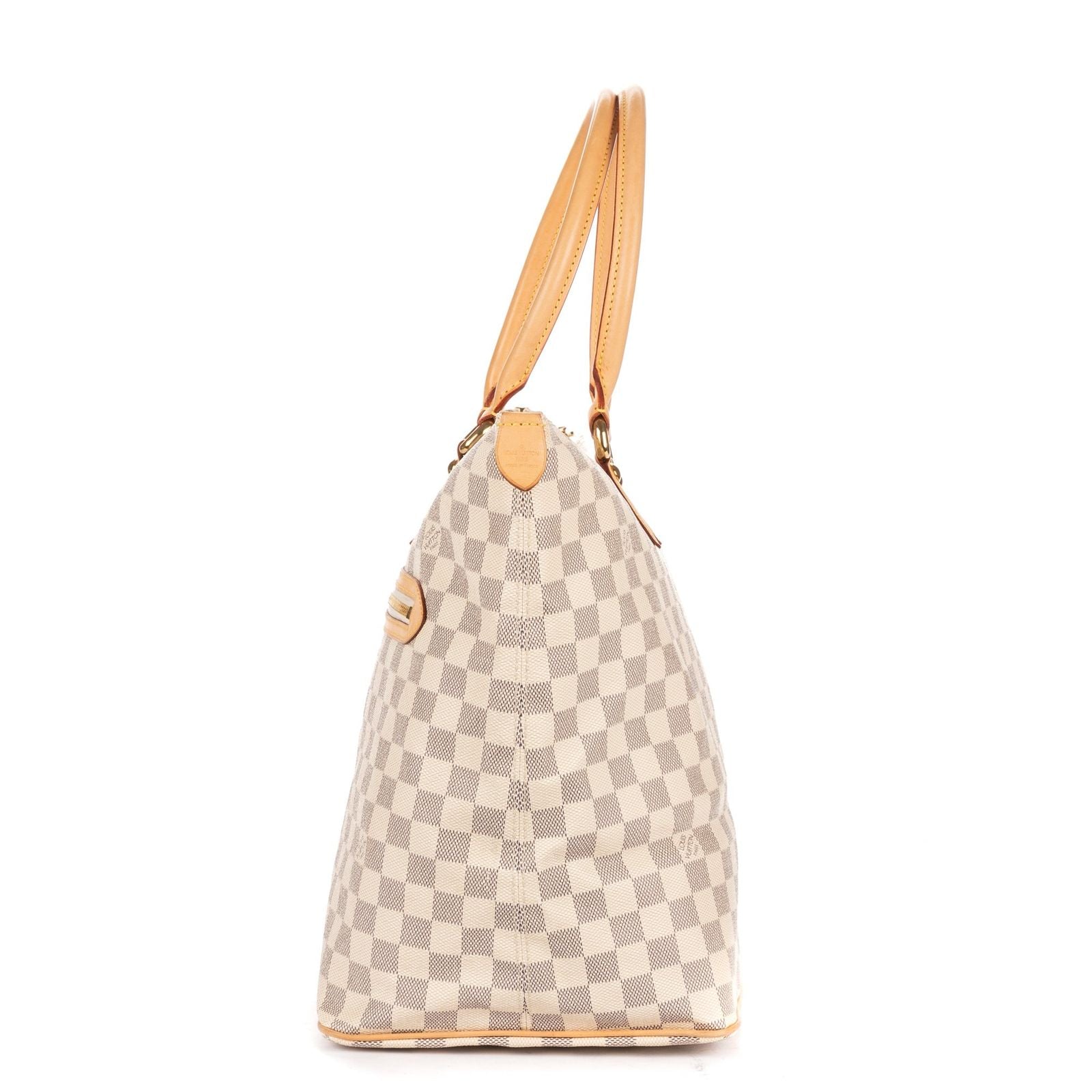 Louis Vuitton Saleya Ivory Damier Azur Messenger — view 3