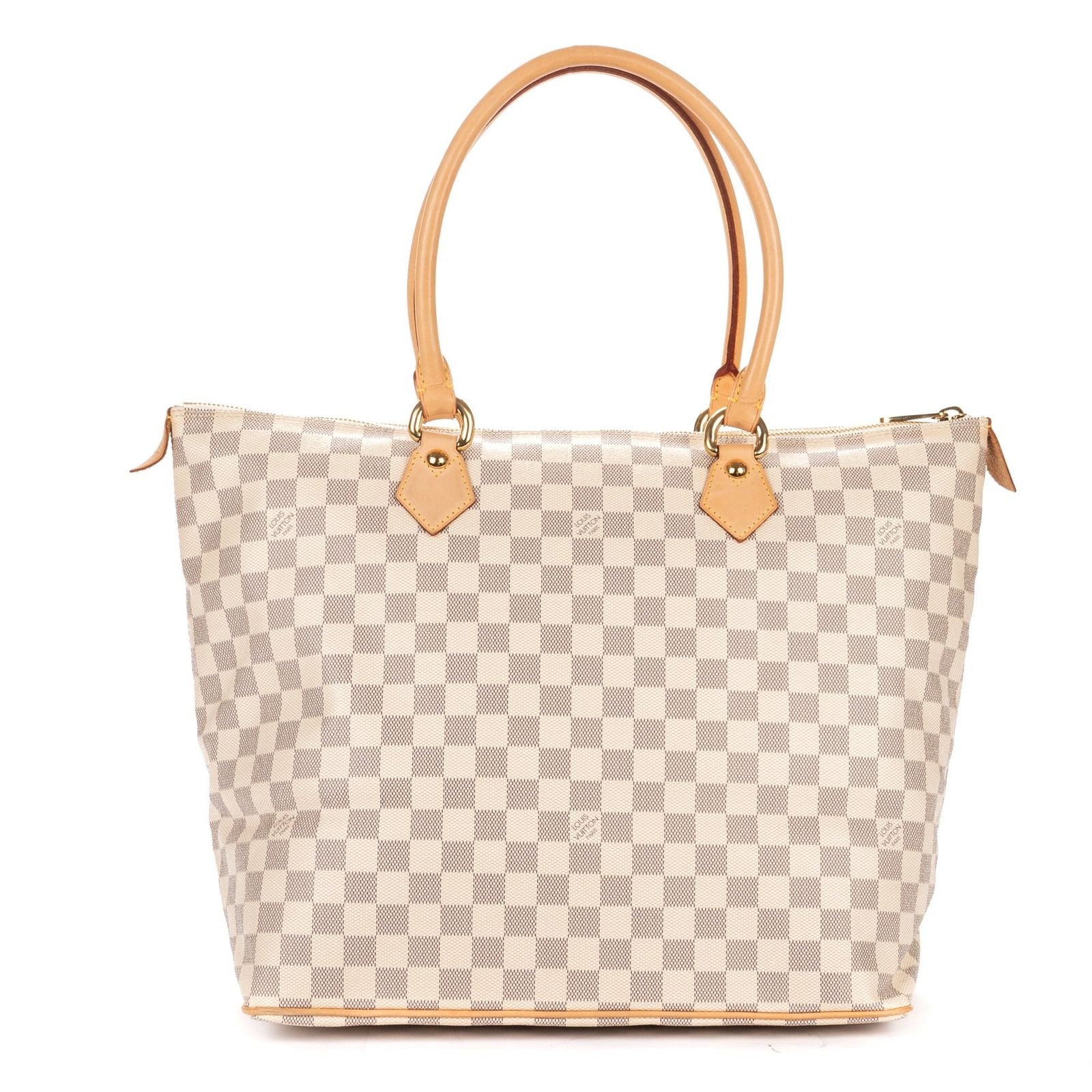 Louis Vuitton Saleya Ivory Damier Azur Messenger — view 5