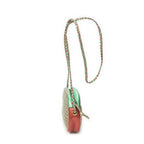 Gucci Trapuntata Mini Camera Crossbody Red Green Matelasse Calfskin — view 4