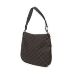 Gucci Shoulder Hobo Dark Brown GG Nylon Canvas — view 2