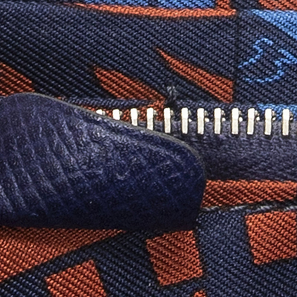 Hermes Azap Silk'in Classique Long Walletblue Saphir Epsom Leather — view 6