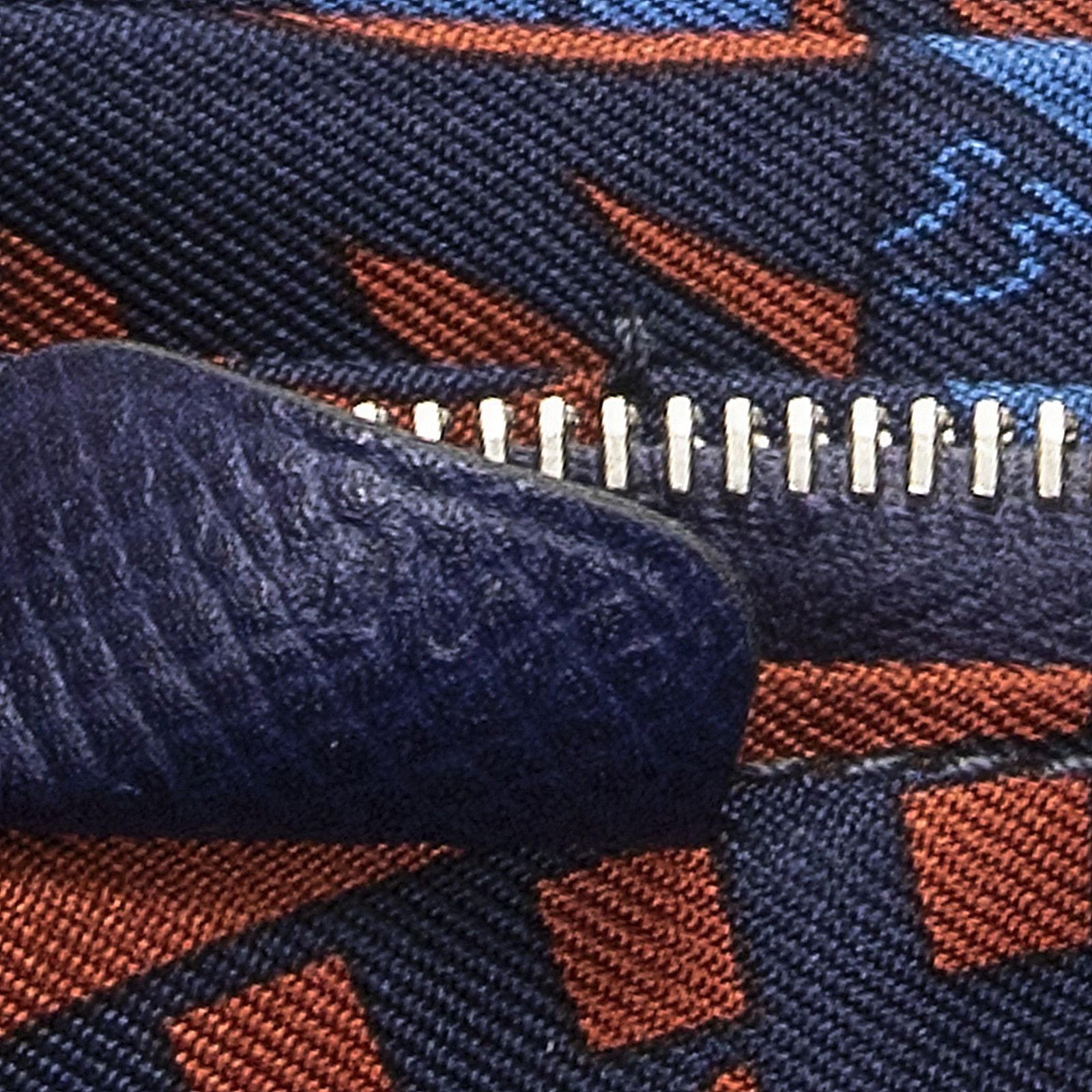 Hermes Azap Silk'in Classique Long Walletblue Saphir Epsom Leather — view 6