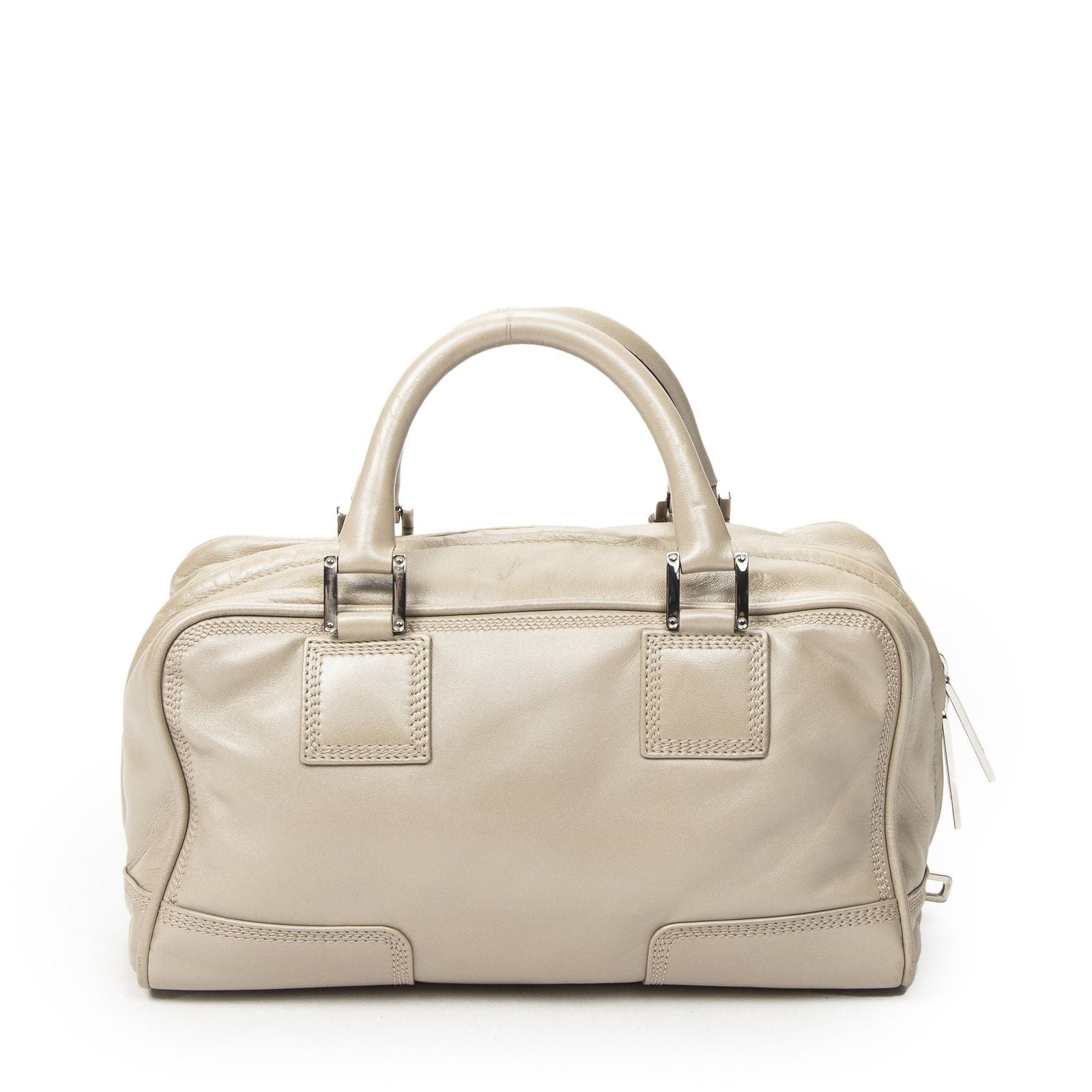 Loewe Amazona Light Beige Calfskin Leather Messenger — view 5