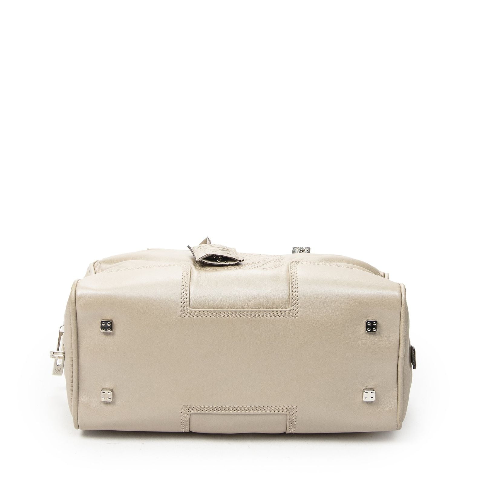 Loewe Amazona Light Beige Calfskin Leather Messenger — view 6