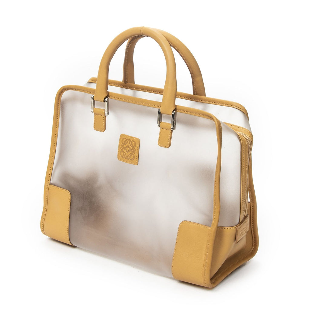 Loewevintage Transparent Amazona Tan Nylon Canvas Shoulder — view 2