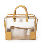 Loewevintage Transparent Amazona Tan Nylon Canvas Shoulder — view 5