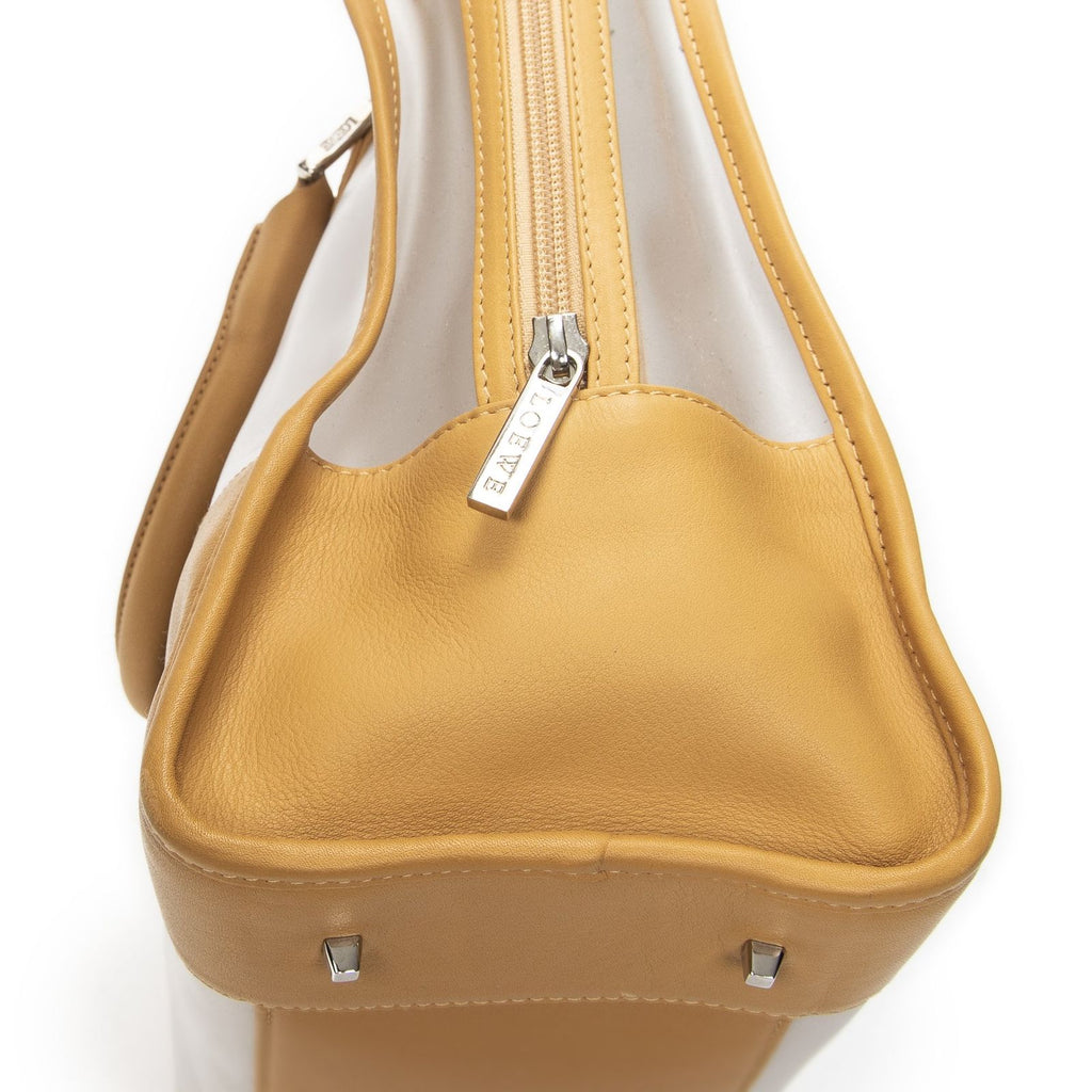 Loewevintage Transparent Amazona Tan Nylon Canvas Shoulder — view 8