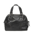 Loewevintage Anagram Dome Tote Black Calfskin Leather — view 5