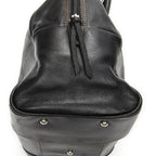 Loewevintage Anagram Dome Tote Black Calfskin Leather — view 8