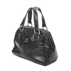 Loewevintage Anagram Dome Tote Black Calfskin Leather — view 2