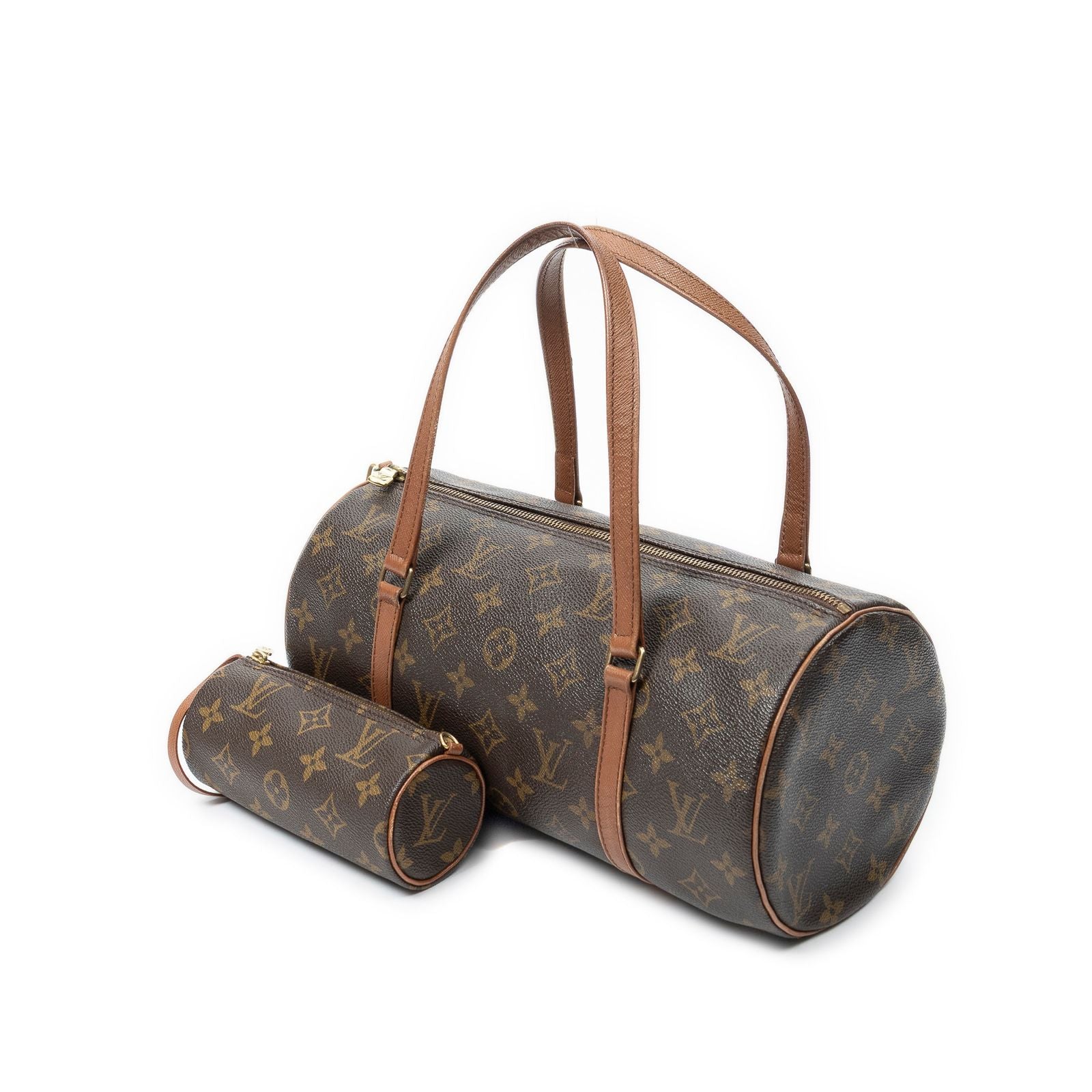 Louis Vuitton Papillon Brown Monogram Canvas Handbag — view 2