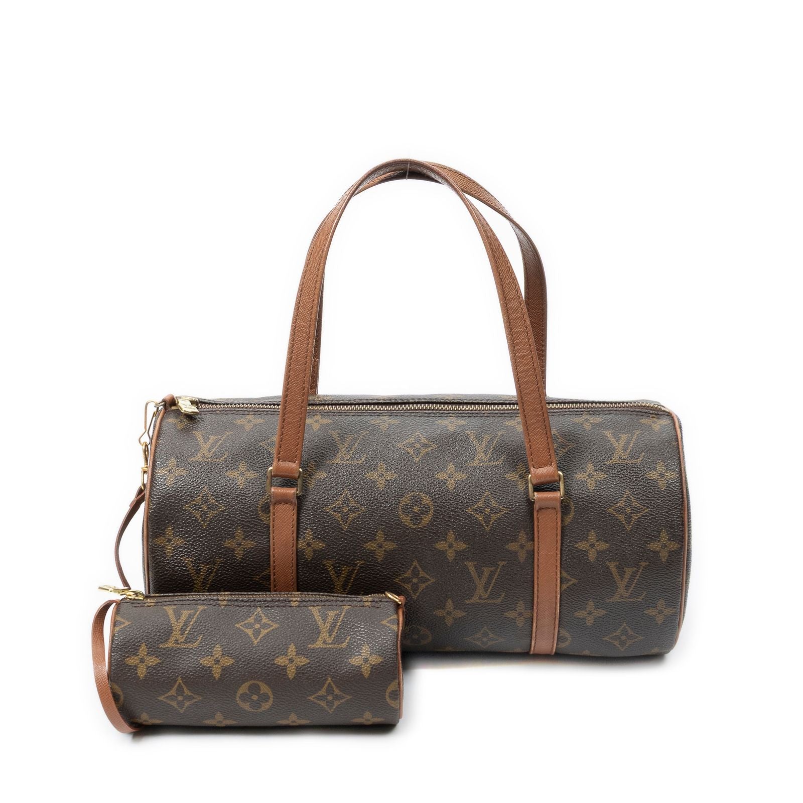 Louis Vuitton Papillon Brown Monogram Canvas Handbag