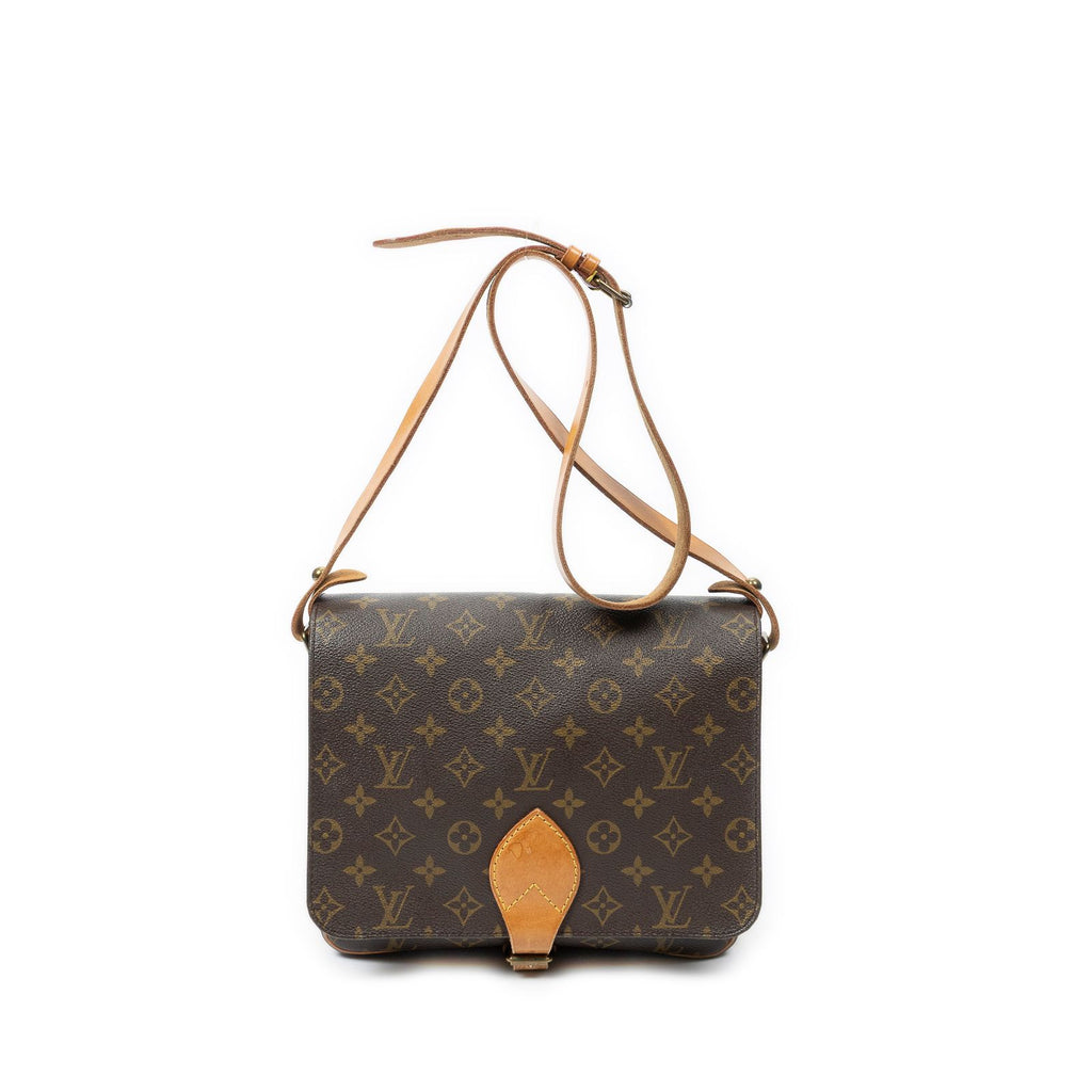 Louis Vuitton Cartouchiere Brown Monogram Canvas Messenger