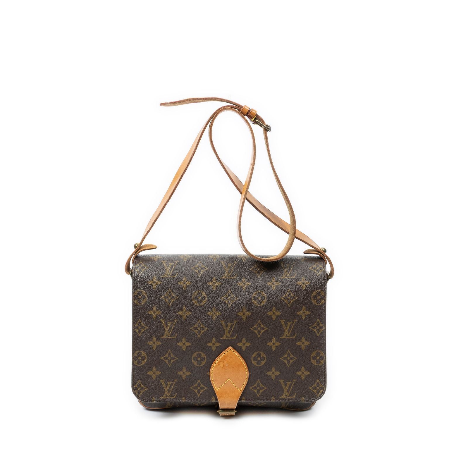 Louis Vuitton Cartouchiere Brown Monogram Canvas Messenger