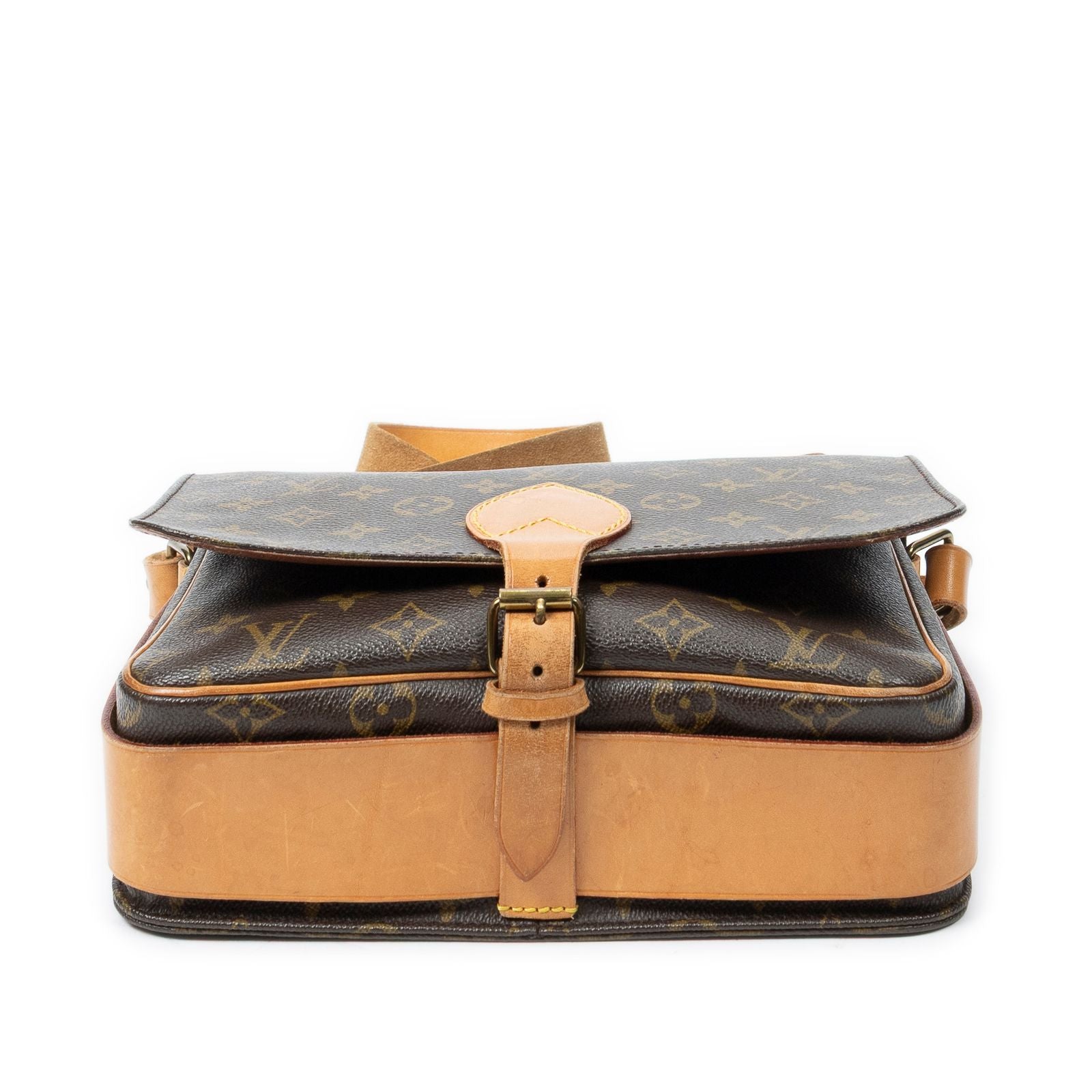 Louis Vuitton Cartouchiere Brown Monogram Canvas Messenger — view 6
