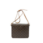 Louis Vuitton Cartouchiere Brown Monogram Canvas Messenger — view 5