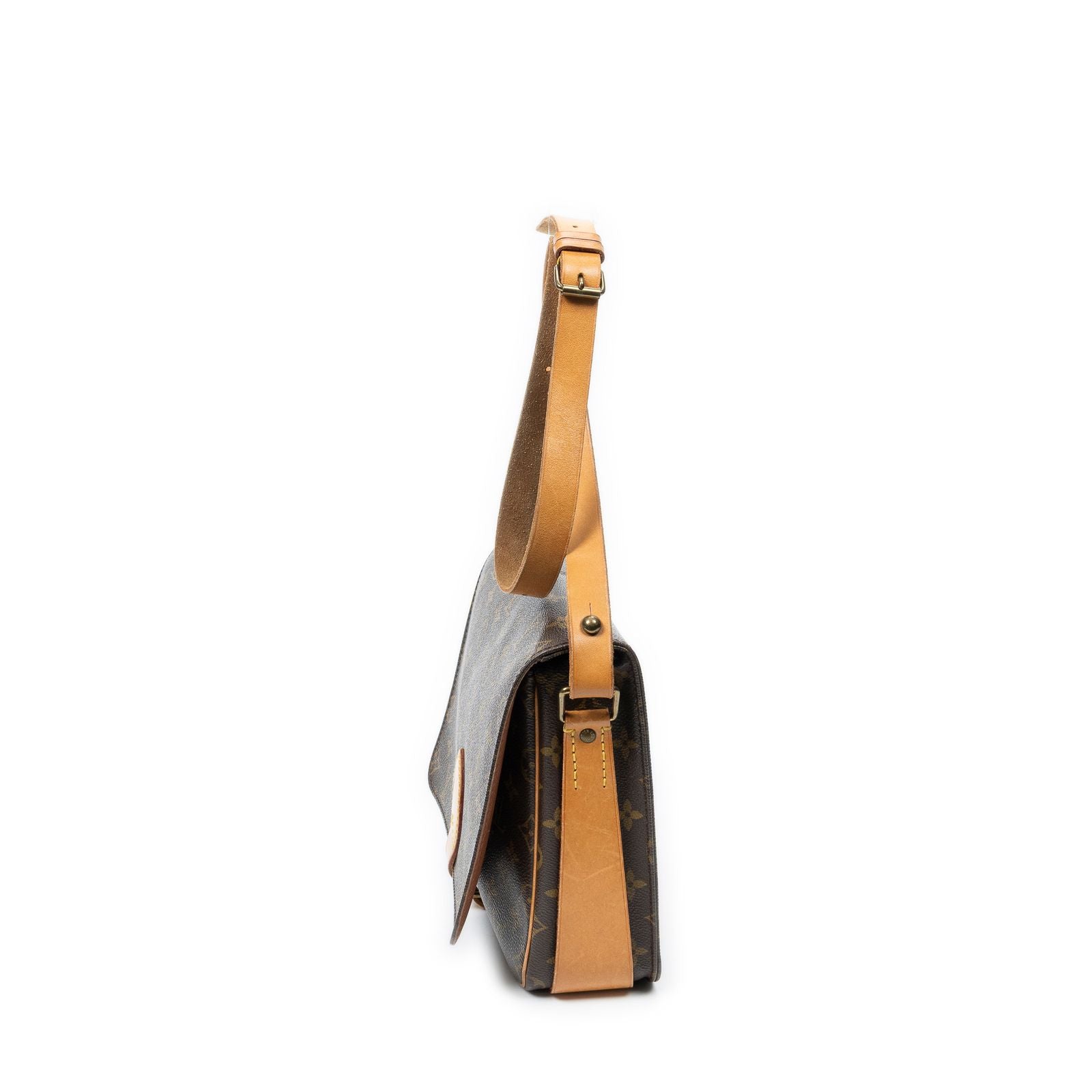 Louis Vuitton Cartouchiere Brown Monogram Canvas Messenger — view 3