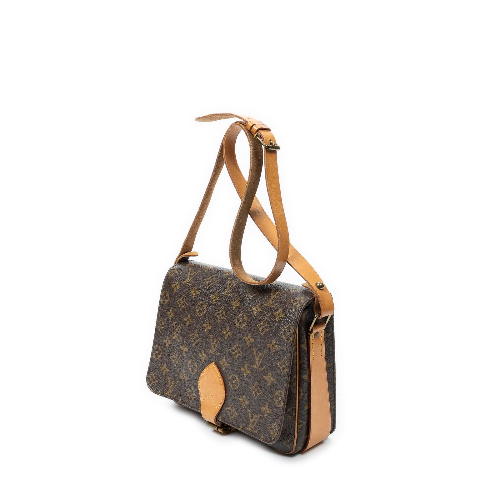 Louis Vuitton Cartouchiere Brown Monogram Canvas Messenger — view 2