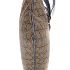 Gucci Large Square Zip Messenger Beige Blue Supreme Star Print Canvasa — view 8