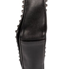 Prada Studded Flap Crossbody Black Leather — view 7