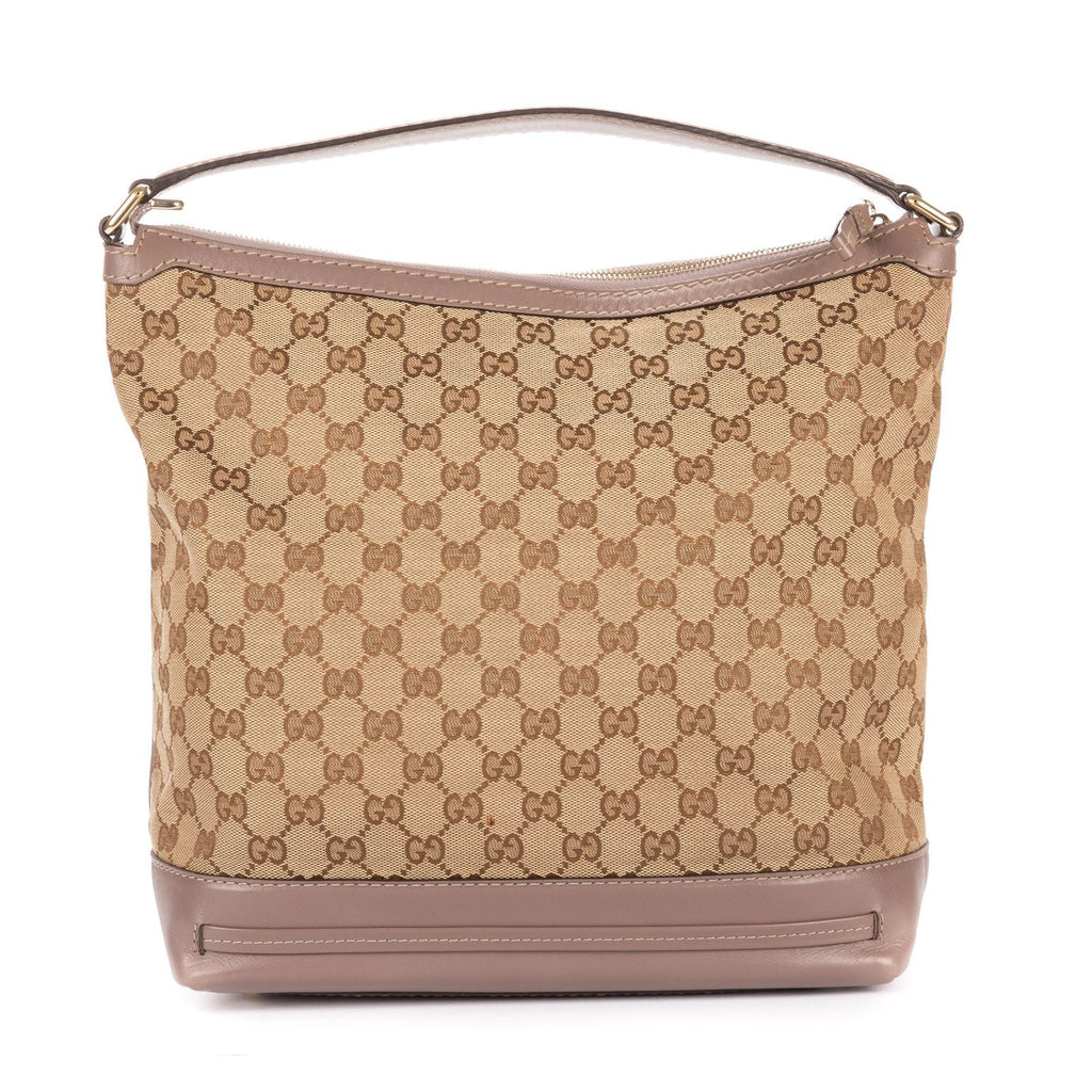 Gucci Bree Bow Hobo Beige GG Canvas — view 5
