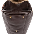 Gucci Midi Amfloral Bamboo Top Handle Brown Beige GG Canvas — view 7