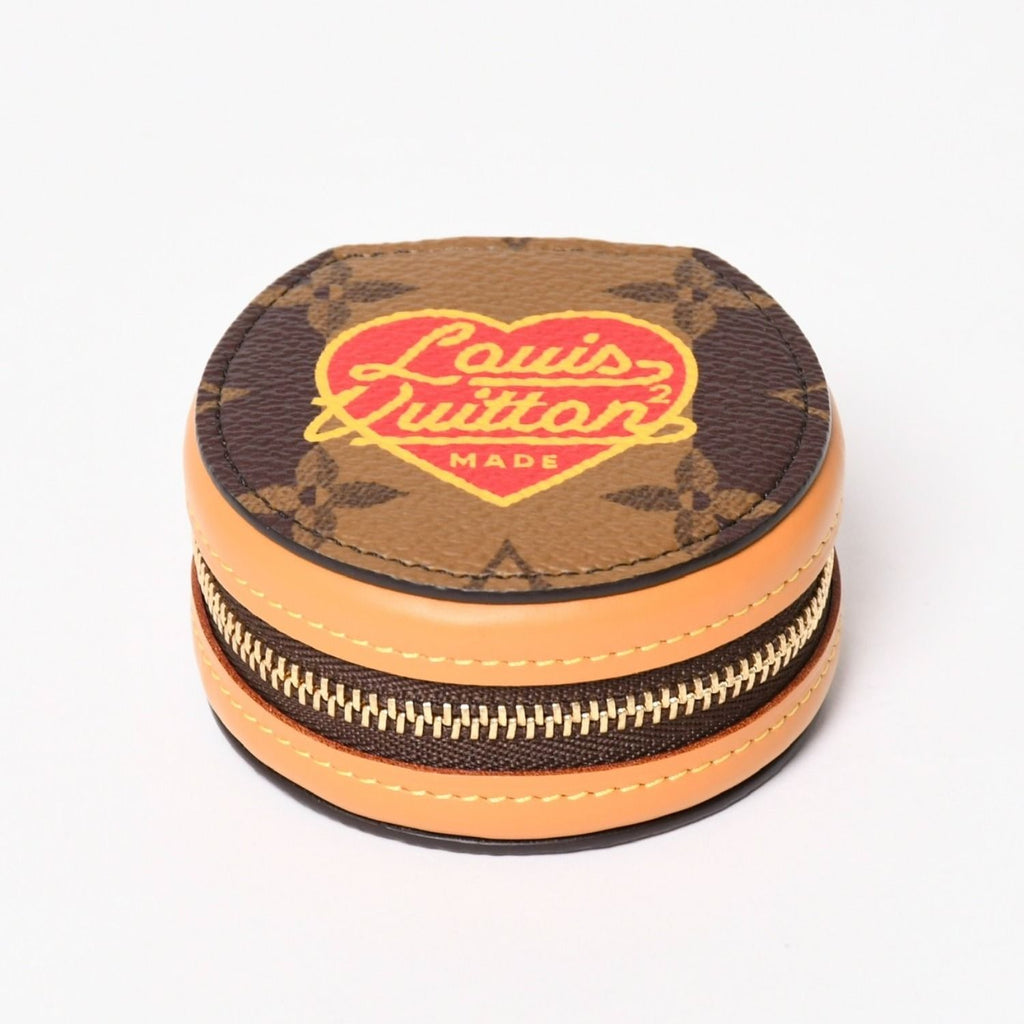 Louis Vuitton NIGO Earphones Pouch Monogram Stripe Brown