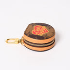 Louis Vuitton NIGO Earphones Pouch Monogram Stripe Brown — view 5