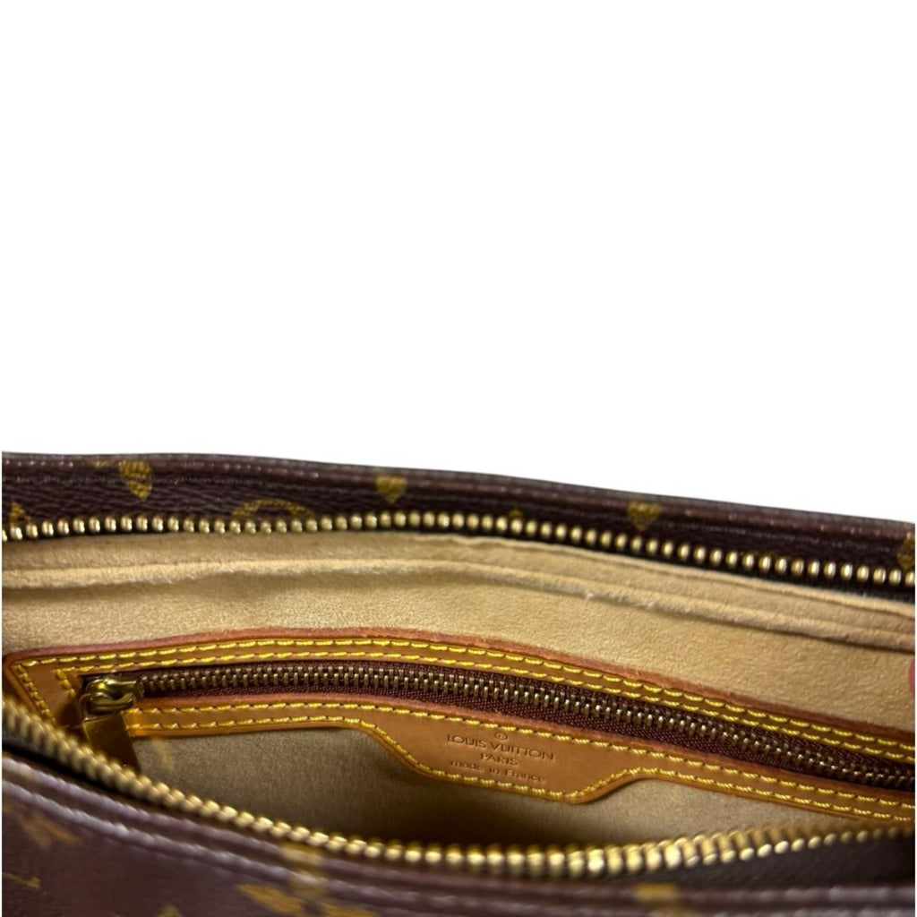 Louis Vuitton Looping Monogram Shoulder Bag Canvas Brown — view 8