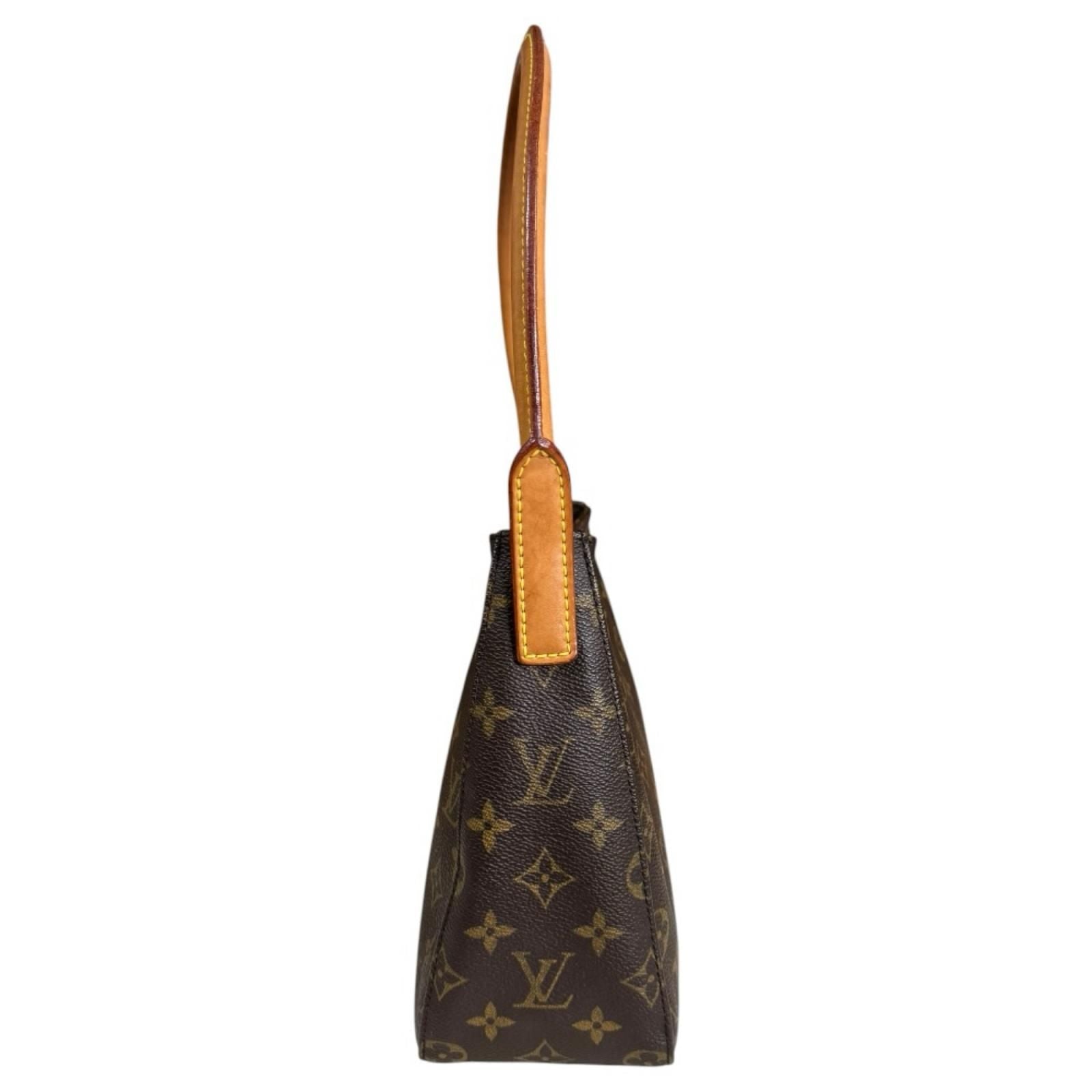 Louis Vuitton Looping Monogram Shoulder Bag Canvas Brown — view 4