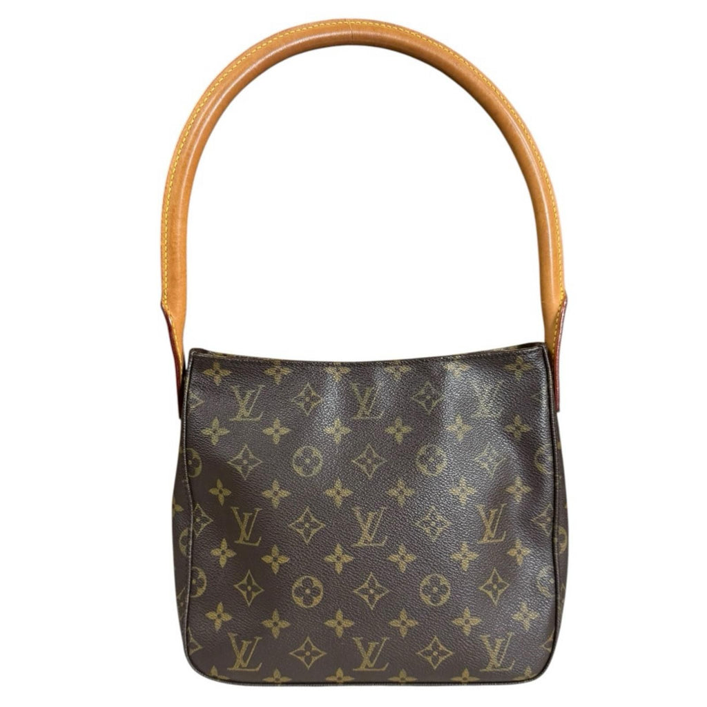 Louis Vuitton Looping Monogram Shoulder Bag Canvas Brown — view 3