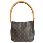 Louis Vuitton Looping Monogram Shoulder Bag Canvas Brown — view 3