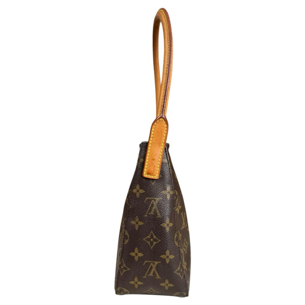 Louis Vuitton Looping Monogram Shoulder Bag Canvas Brown — view 5