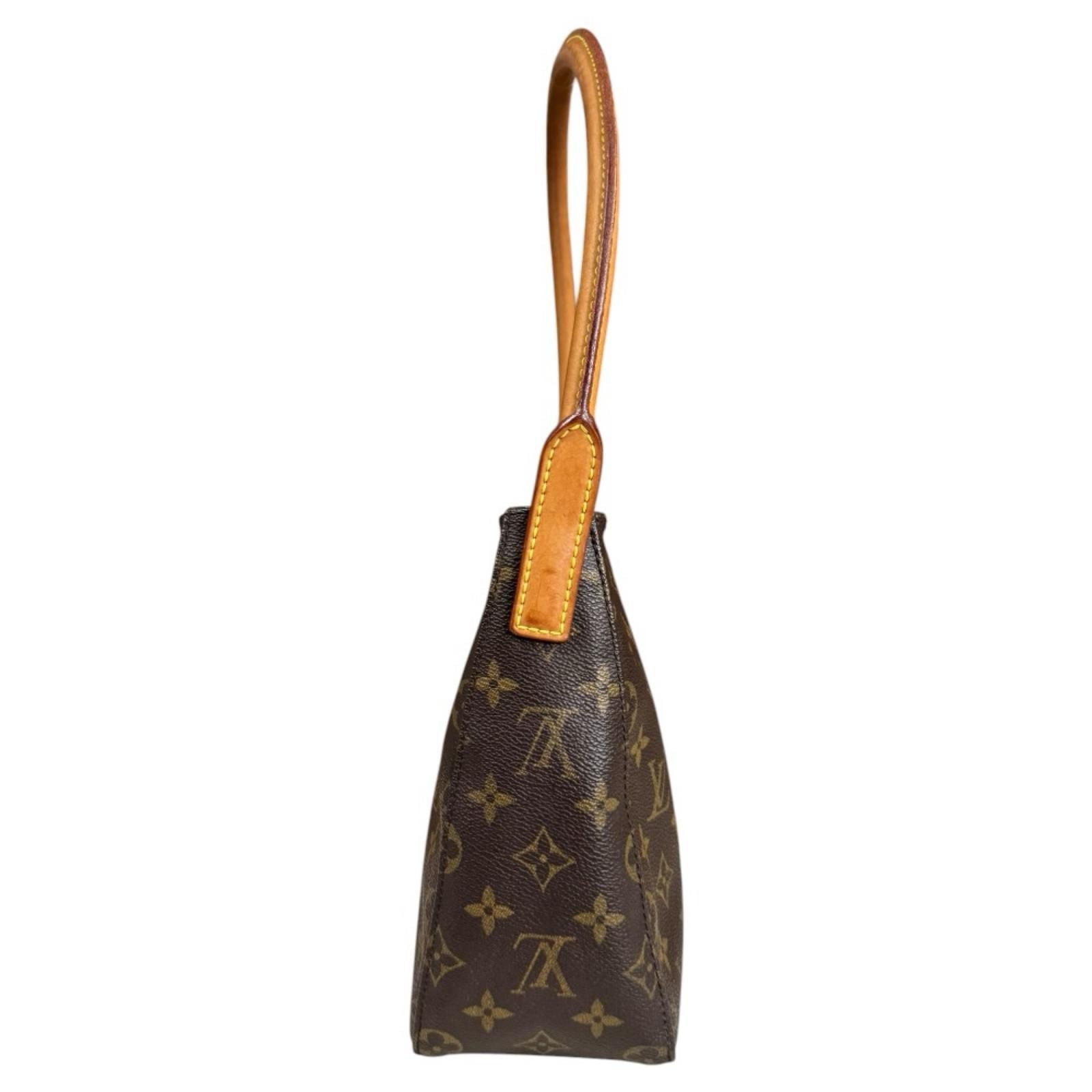 Louis Vuitton Looping Monogram Shoulder Bag Canvas Brown — view 5