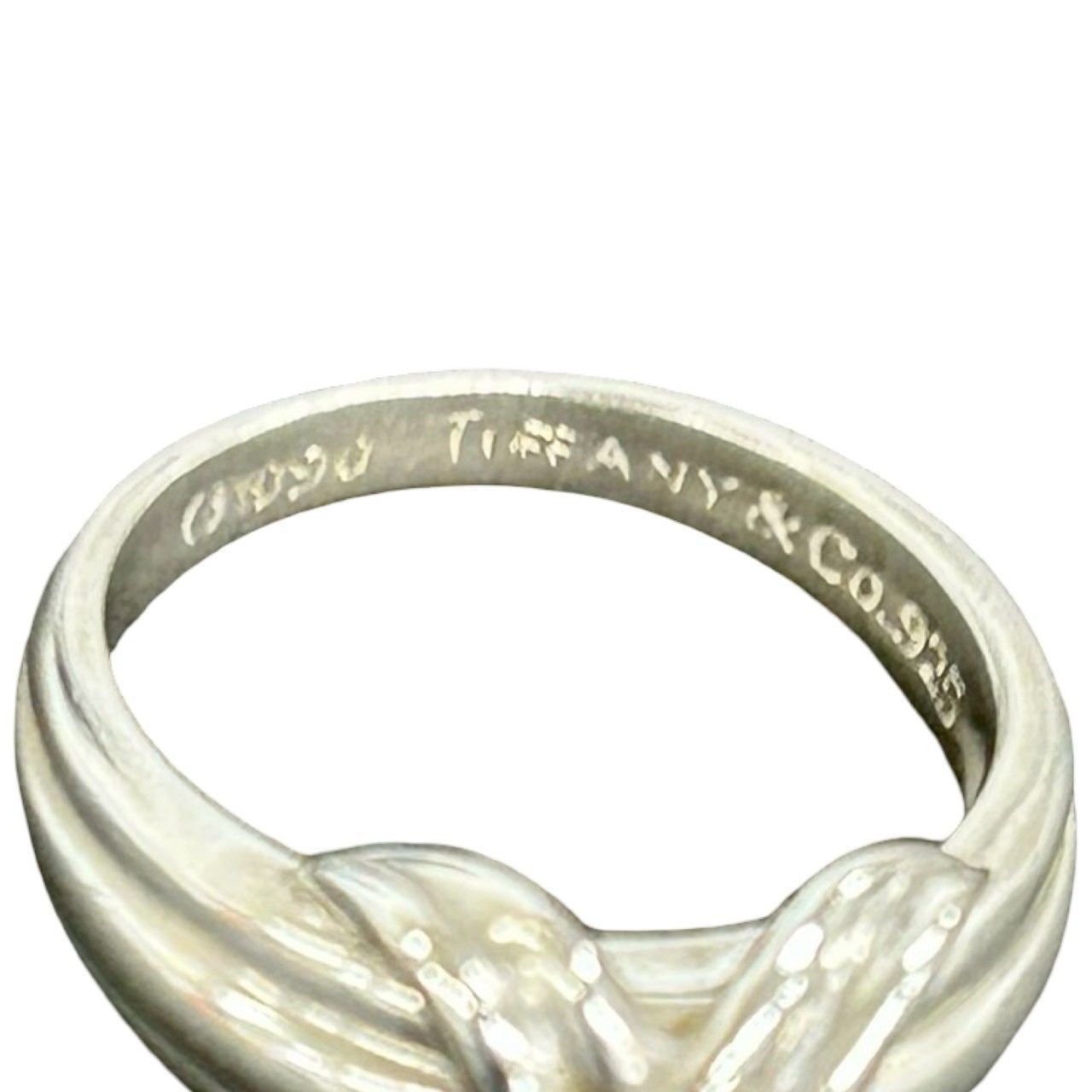 Tiffany & Co Vintage Signature Cross Ring 925 Sterling Silver — view 4