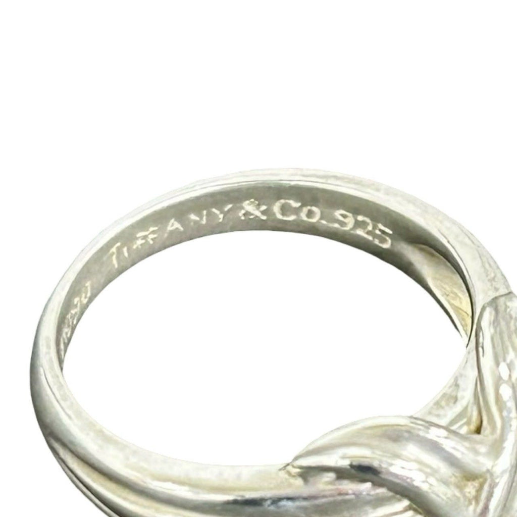 Tiffany & Co Vintage Signature Cross Ring 925 Sterling Silver — view 3