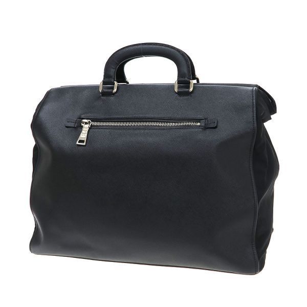 Prada Nylon Leather 2-Way Boston Black Messenger — view 3