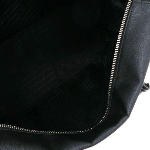 Prada Nylon Leather 2-Way Boston Black Messenger — view 2