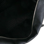 Prada Nylon Leather 2-Way Boston Black Messenger — view 2