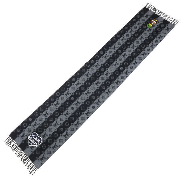Louis Vuitton Echarpe LV Made Stripe Gray — view 2