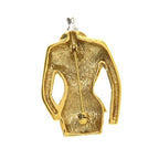 Dior Brooch Mannequin Gold Plated — view 2