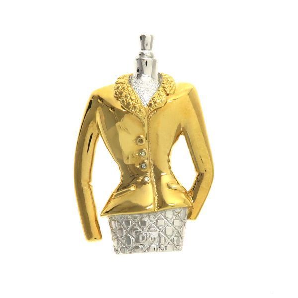 Dior Brooch Mannequin Gold Plated