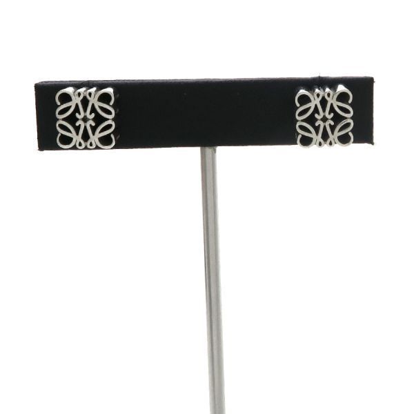 Loewe Anagram Stud Earrings Silver