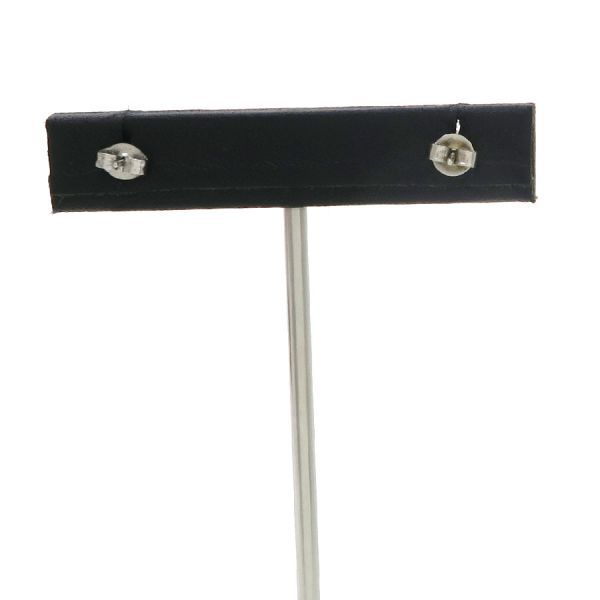 Loewe Anagram Stud Earrings Silver — view 3