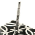 Loewe Anagram Stud Earrings Silver — view 6